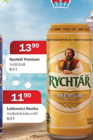 Rychtář Premium Světlý ležák 0,51