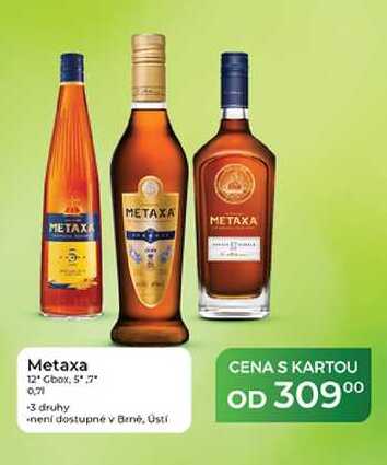 Metaxa 12" Gbox, 5*.7" 0,71