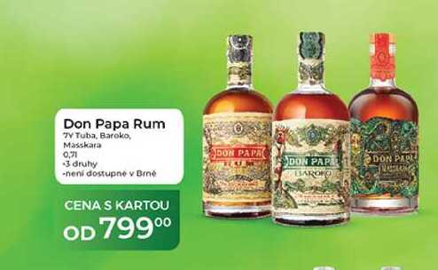 Don Papa Rum 7V Tuba, Baroko, Masskara 0,71