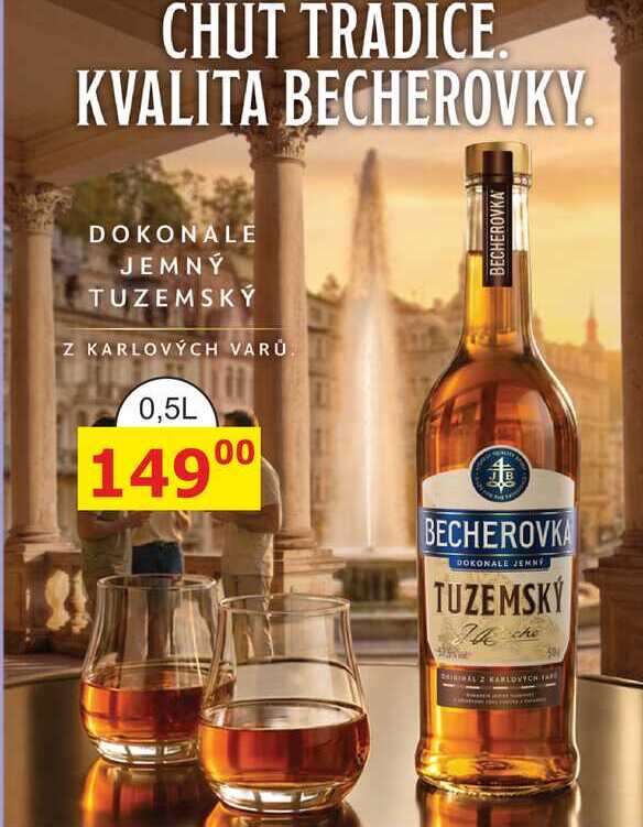 Becherovka Tuzemský 37,5% 0,5l