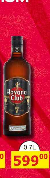 Havana Club 7yo 40% 0,7l
