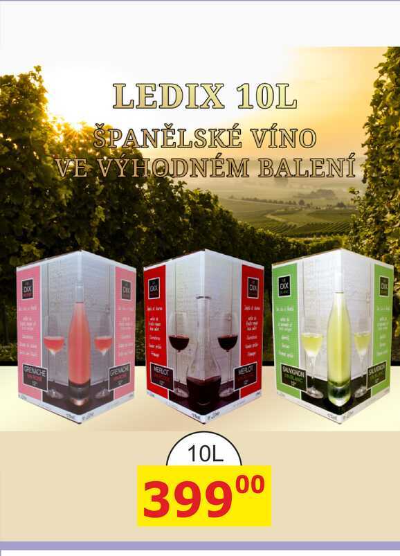 LEDIX 10L - ŠPANĚLSKÉ VÍNO