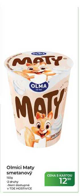 Olmíci Maty smetanový 150g