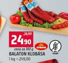 BALATON KLOBÁSA 100g