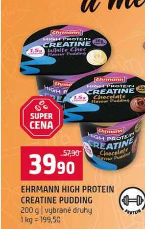 EHRMANN HIGH PROTEIN CREATINE PUDDING 200 g vybrané druhy