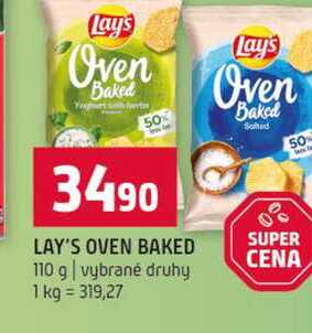 LAY'S OVEN BAKED 110 g vybrané druhy 