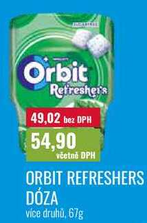 ORBIT REFRESHERS DÓZA, 67g  