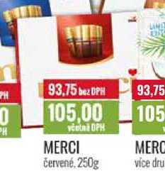 MERCI červené 250g