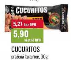 CUCURITOS, pražená kukuřice, 30g