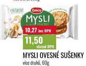 MYSLI OVESNÉ SUŠENKY, více druhů, 60g
