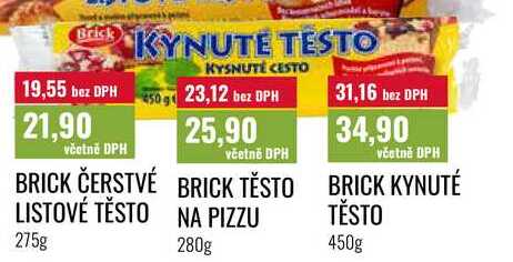 BRICK KYNUTÉ TĚSTO, 450g 