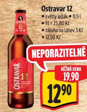 Ostravar 12, 0,5 l