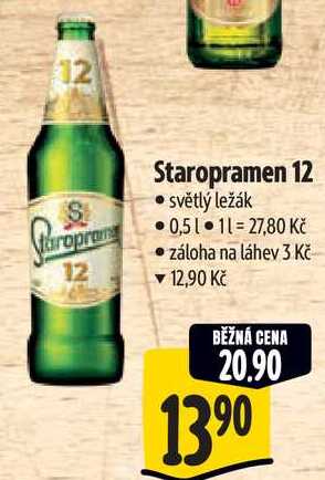 Staropramen 12, 0,5 l
