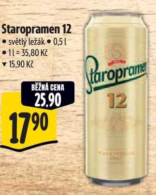 Staropramen 12, 0,5 l