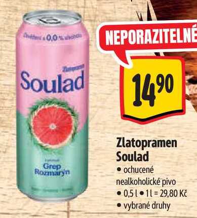 Zlatopramen Soulad, 0,5 l