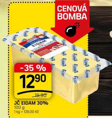 JČ EIDAM 30% 100 g
