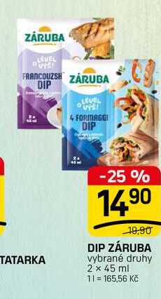 DIP ZÁRUBA vybrané druhy 2 x 45 ml