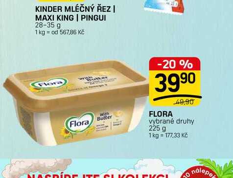 FLORA vybrané druhy 225 g