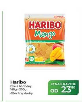 Haribo želé a bonbóny 160g-200g