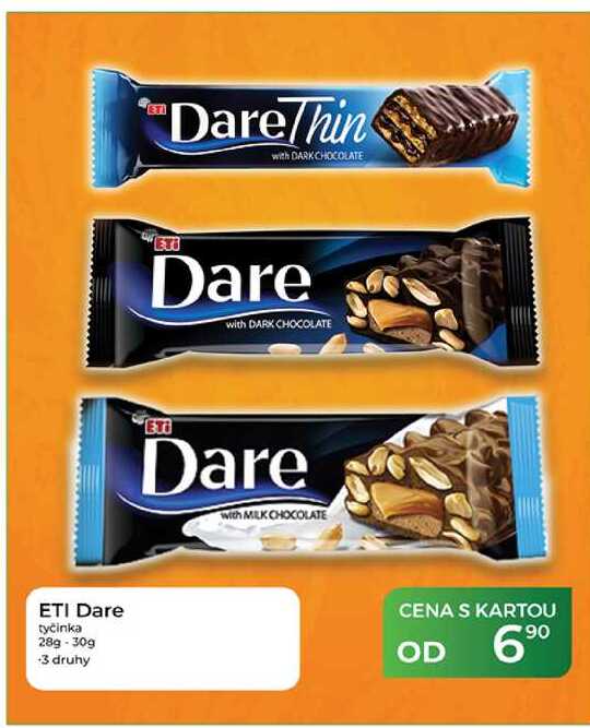 ETI Dare tyčinka 28g-30g 