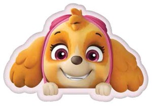 Dětský dekorační polštář Paw Patrol Skye