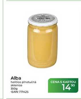 Alba hořčice plnotučná sklenice 350 g