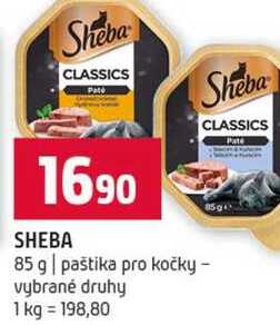 SHEBA CLASSICS 85 g paštika pro kočky vybrané druhy