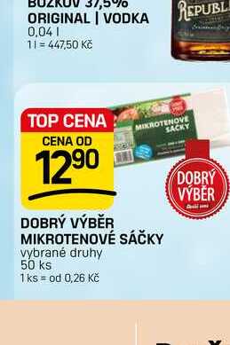 DOBRÝ VÝBĚR MIKROTENOVÉ SÁČKY vybrané druhy 50 ks