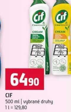 CIF 500 ml vybrané druhy