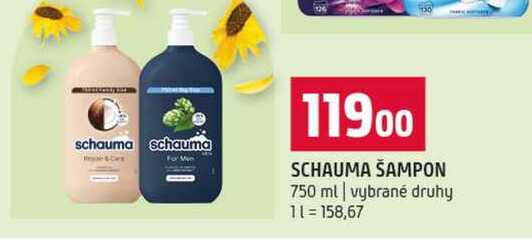 SCHAUMA ŠAMPON 750 ml vybrané druhy
