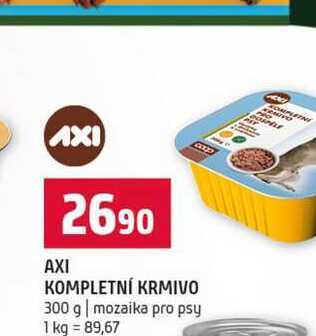 AXI KOMPLETNÍ KRMIVO 300 g mozaika pro psy