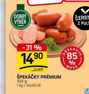 ŠPEKÁČKY PRÉMIUM 100 g
