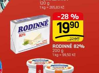 RODINNÉ 82% 200 g