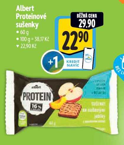 Albert Proteinové sušenky, 60 g