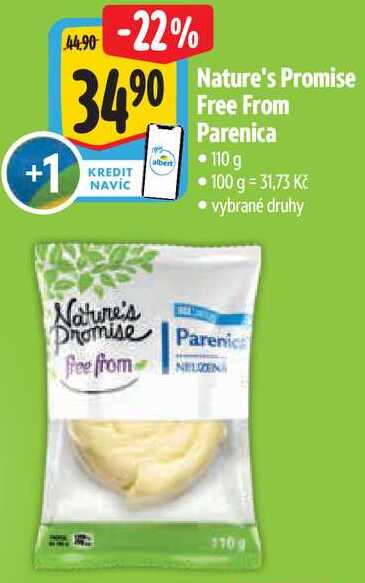 Nature's Promise Free From Parenica, 110 g