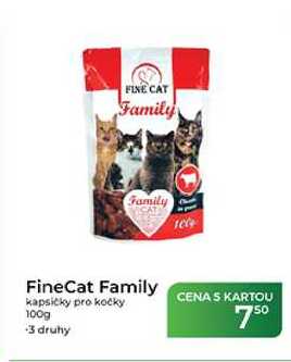 FineCat Family kapsičky pro kočky 100g