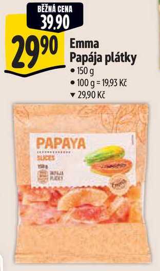 Emma Papája plátky, 150 g  
