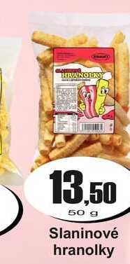 Slaninové hranolky 50 g