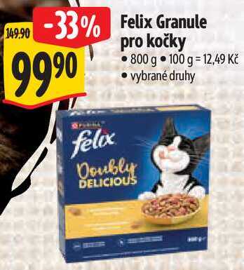 Felix Granule pro kočky, 800 g 