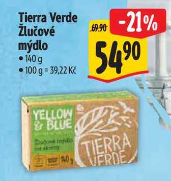 Tierra Verde Žlučové mýdlo, 140 g