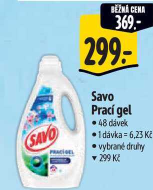 Savo Prací gel, 48 dávek