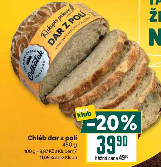 Chléb dar z polí 450 g  