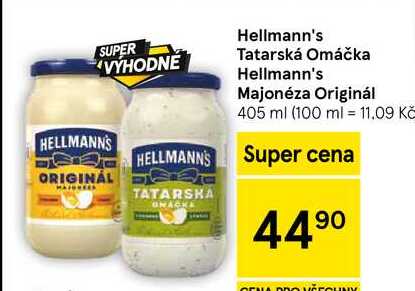 Hellmann's Majonéza Originál, 405 ml 