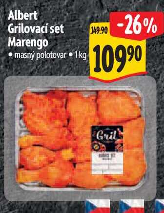 Albert Grilovací set Marengo, 1 kg