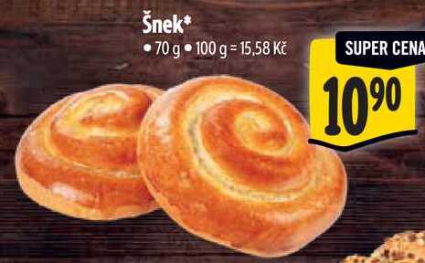 Šnek, 70 g