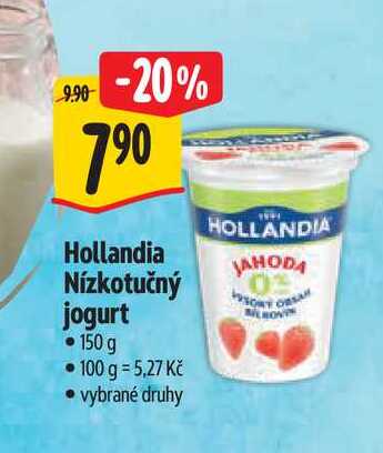 Hollandia Nízkotučný jogurt, 150 g