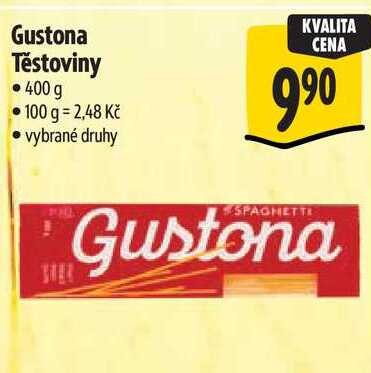 Gustona Těstoviny, 400 g