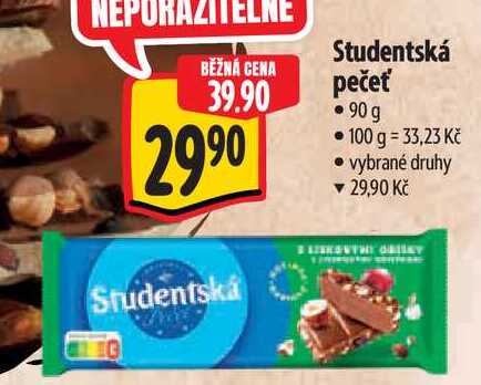 Studentská pečeť, 90 g 