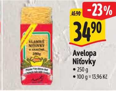 Avelopa Niťovky, 250 g