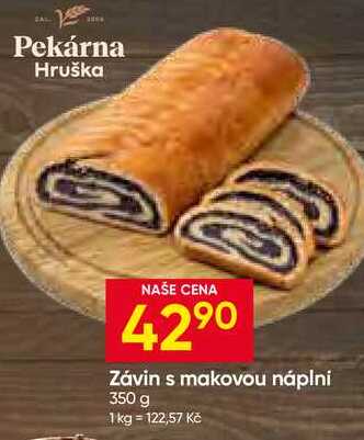 Závin s makovou náplni 350 g